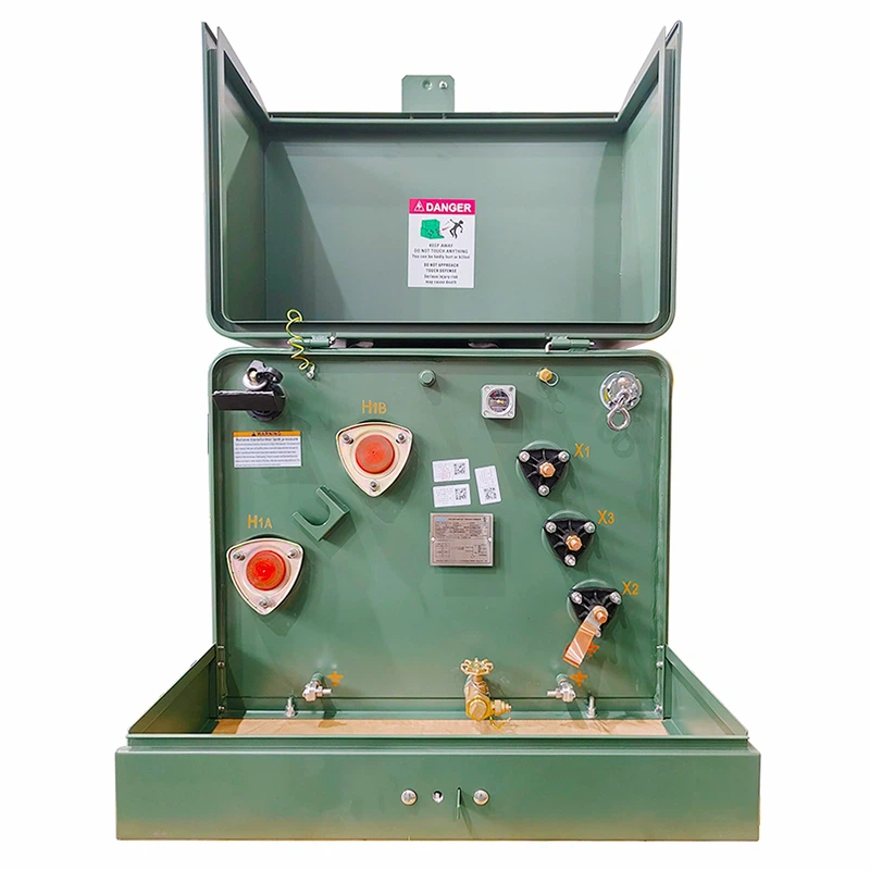 Transformator montowany na przedniej podkładce o mocy 167 kVA